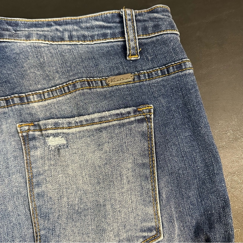 KanCan Button Fly High Rise Skinny Distressed - Picture 11 of 15